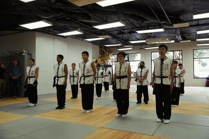 Tat Wong Kung Fu Academy Black Belt Test April 2025 Group Photo start