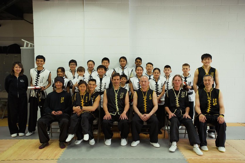 Tat Wong Kung Fu Black Belt Test April 2025 group photo after Ceremony